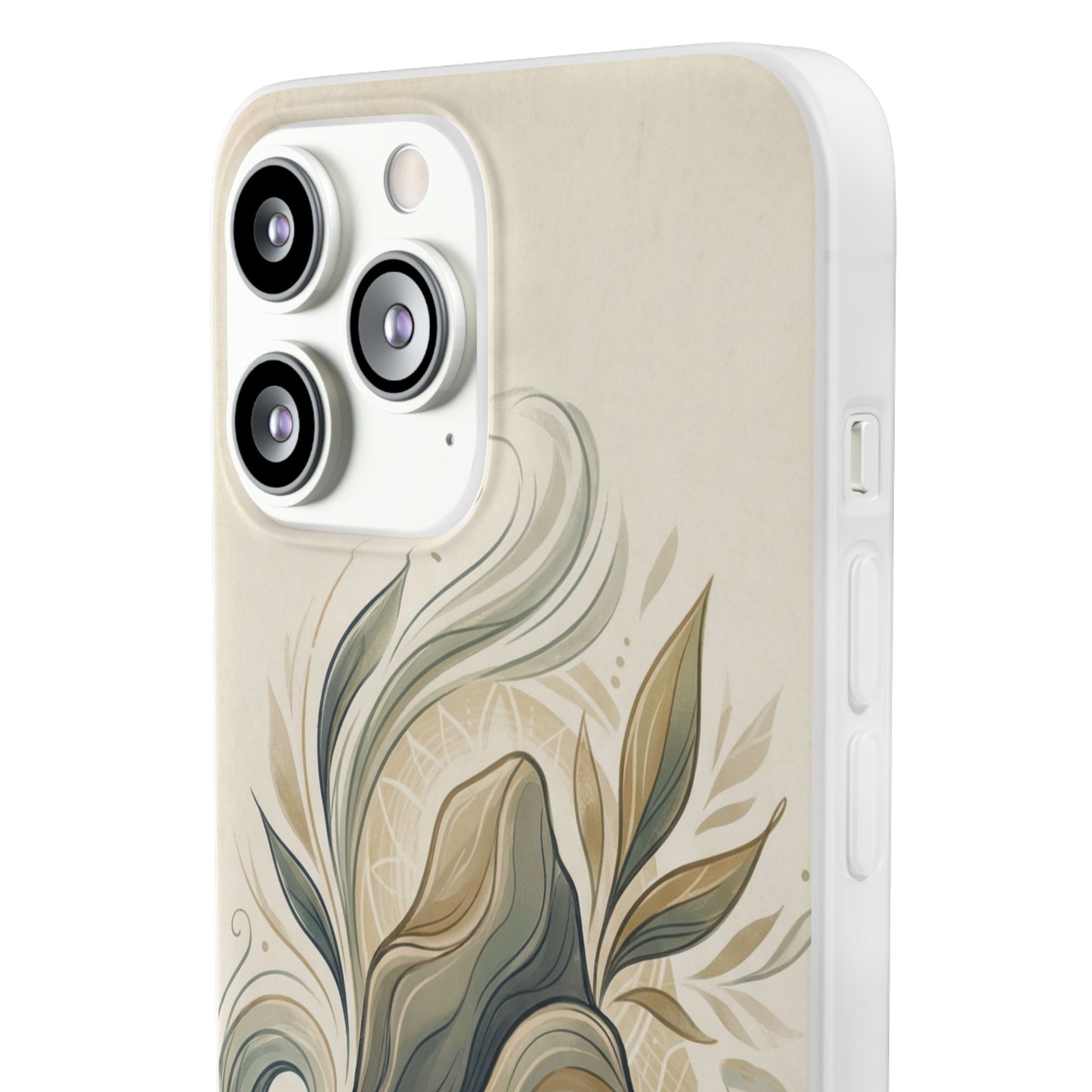 Phone Case - "She shall not be moved" Inspirational Floral Mountain Flexi Case