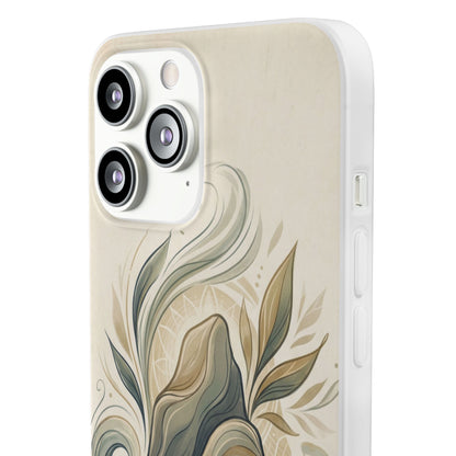 Phone Case - "She shall not be moved" Inspirational Floral Mountain Flexi Case