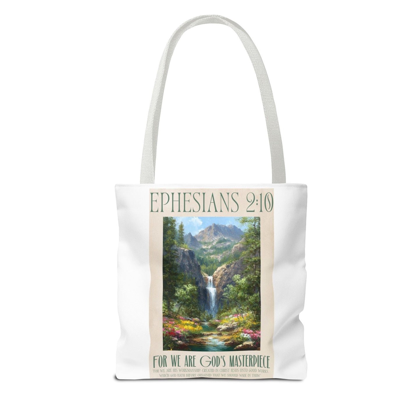 Copy of Christian Quote Tote Bag — “If the Devil Says: NO WAY! We Say: YAHWEH”