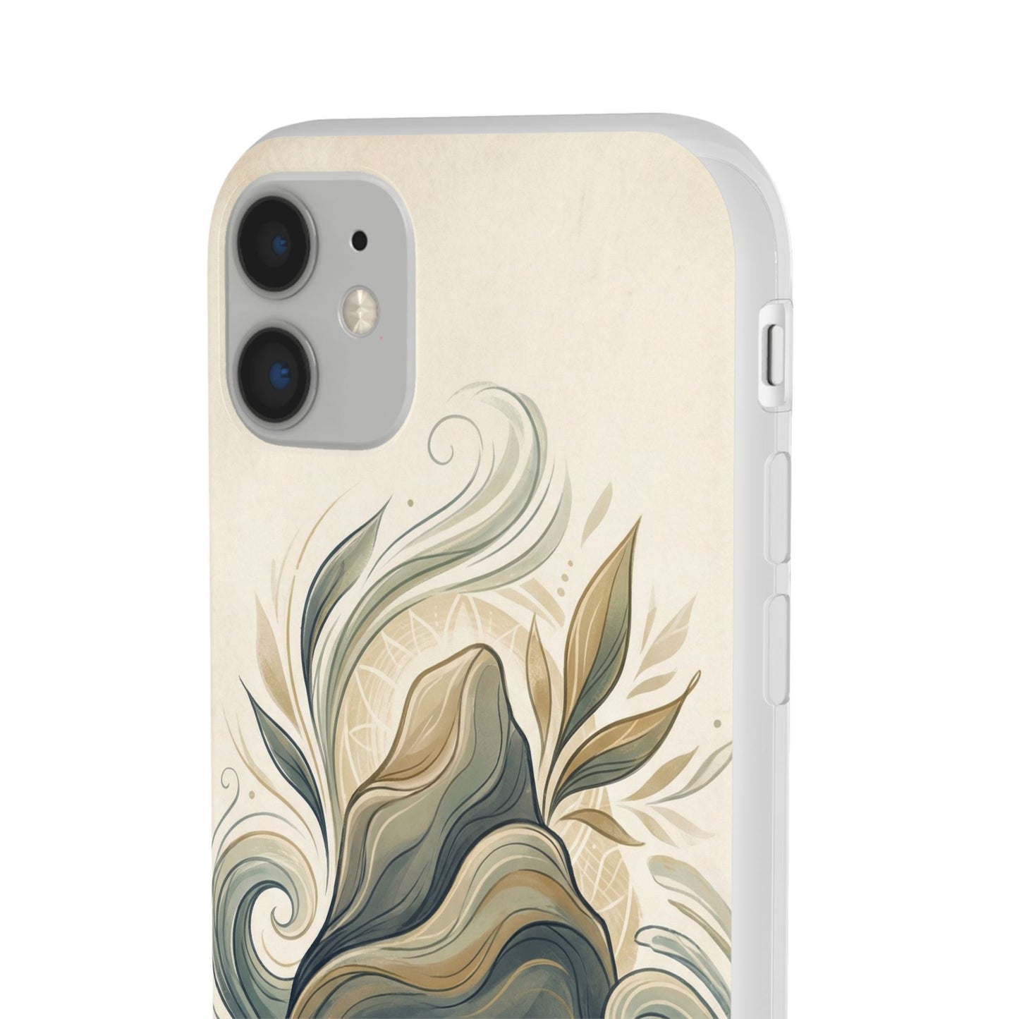 Phone Case - "She shall not be moved" Inspirational Floral Mountain Flexi Case