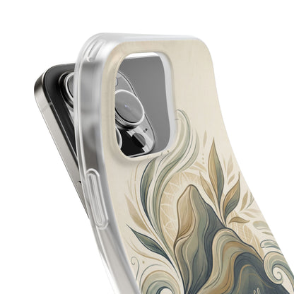 Phone Case - "She shall not be moved" Inspirational Floral Mountain Flexi Case