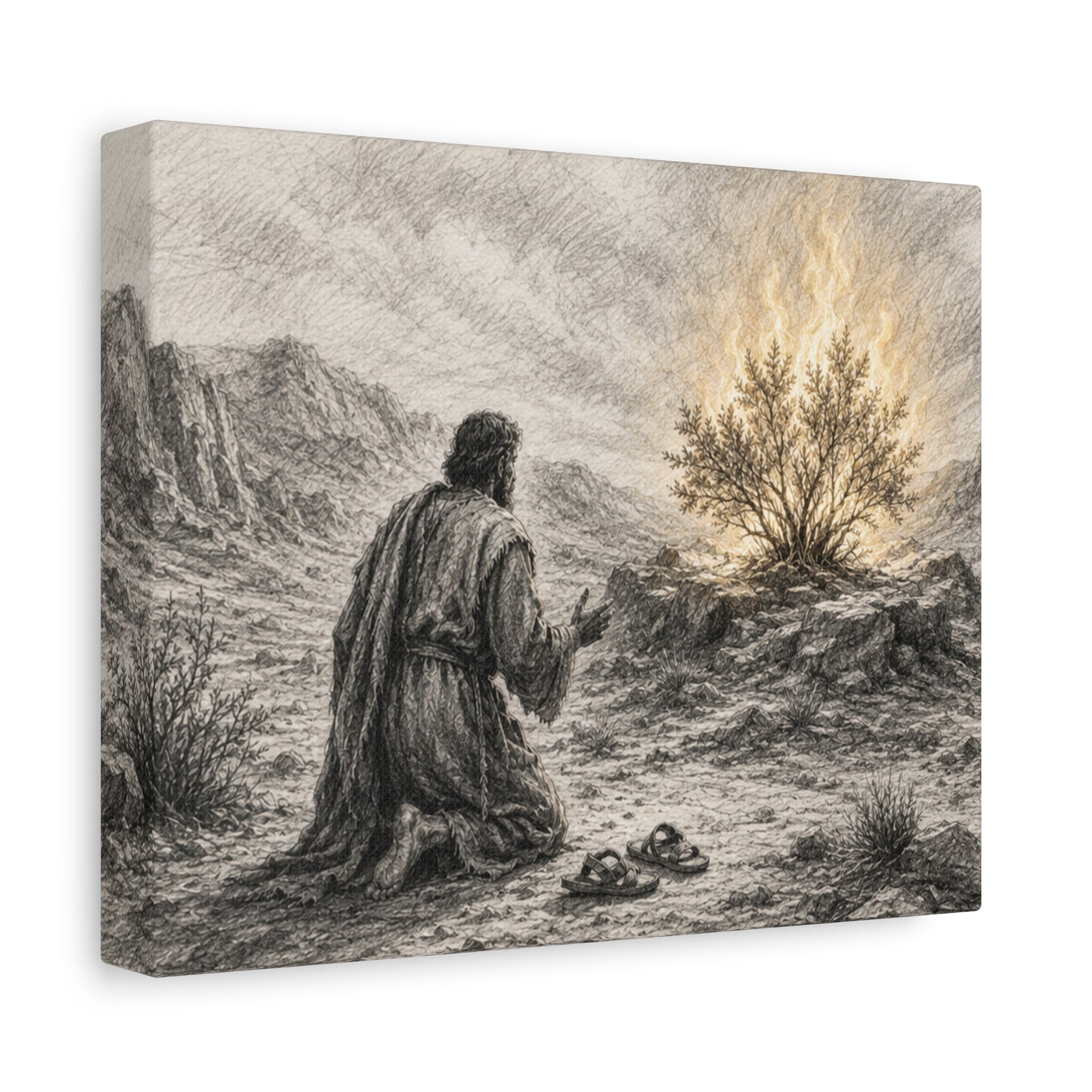 Copy of Copy of Copy of Canvas Wall Art - The Prodigal Son Biblical Print (Matte Stretched Canvas)
