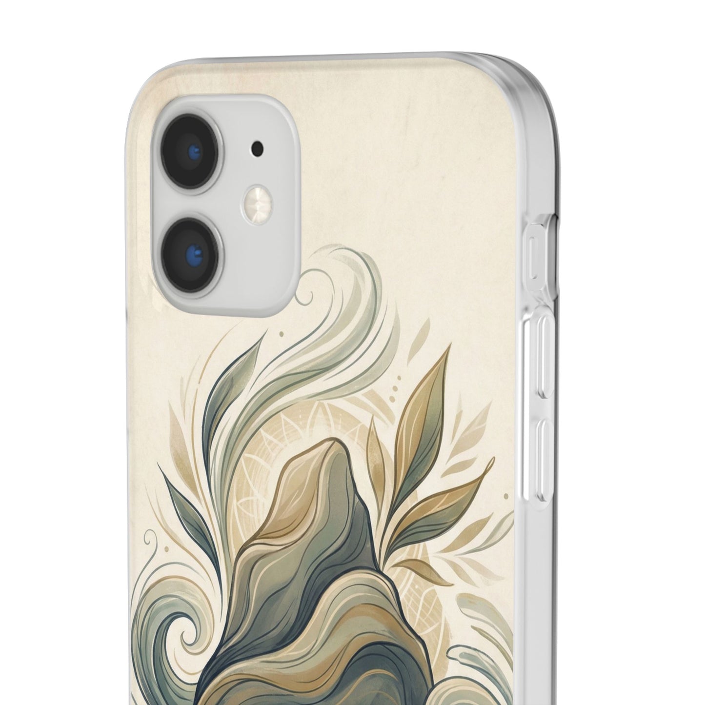Phone Case - "She shall not be moved" Inspirational Floral Mountain Flexi Case