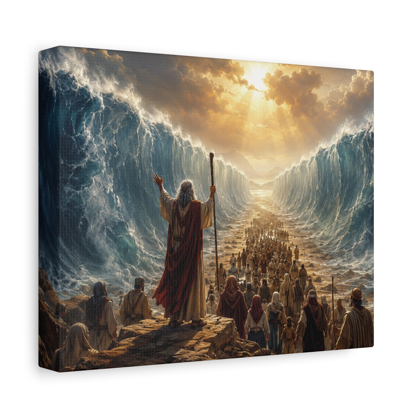 Copy of Canvas Wall Art - The Prodigal Son Biblical Print (Matte Stretched Canvas)