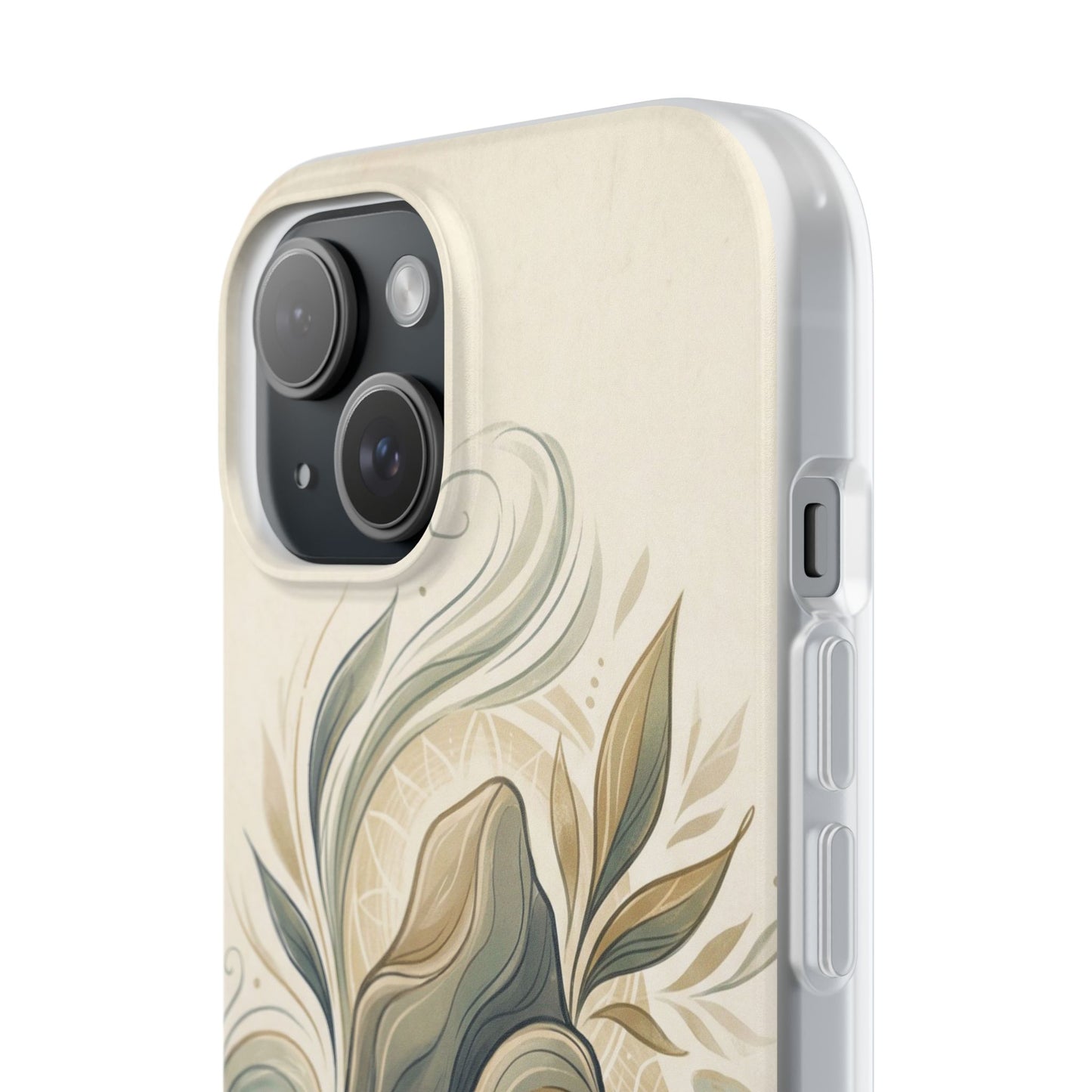 Phone Case - "She shall not be moved" Inspirational Floral Mountain Flexi Case