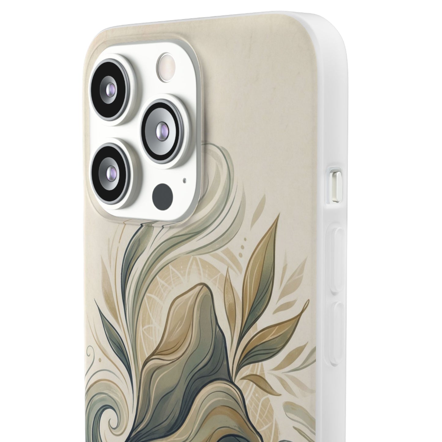 Phone Case - "She shall not be moved" Inspirational Floral Mountain Flexi Case