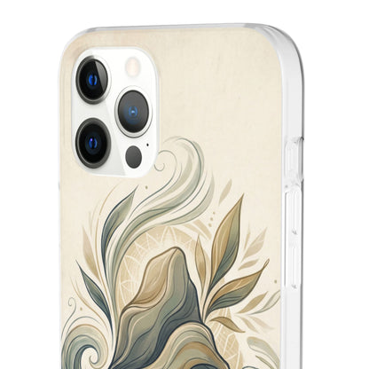 Phone Case - "She shall not be moved" Inspirational Floral Mountain Flexi Case