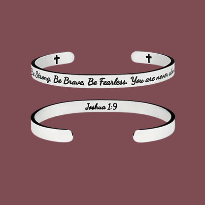Stalen Armband met Bijbelvers